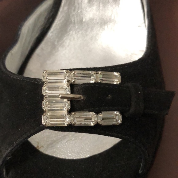 🌺NWT DOMENICO VACCA SUEDE PLATFORM HEELS SIZE 39.5 - Picture 6 of 13